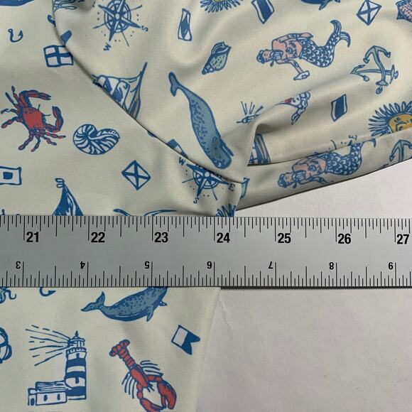 Smith and Quinn XL New England Polo Shirt Lighthouse Lobster Mermaid Whale - Picture 6 of 8